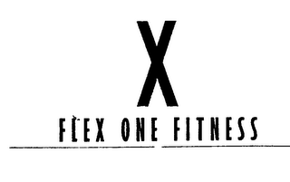 X FLEX ONE FITNESS logo