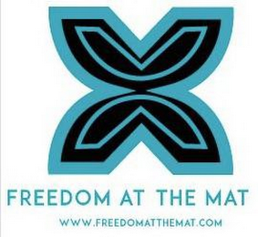 X FREEDOM AT THE MAT WWW.FREEDOMATTHEMAT.COM logo