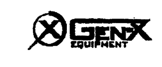 X GEN-X EQUIPMENT logo