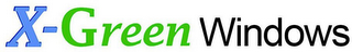 X-GREEN WINDOWS logo