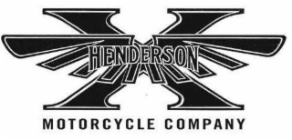 X HENDERSON MOTORCYCLE COMPANY logo