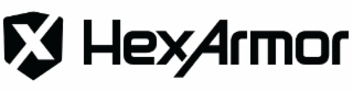 X, HEXARMOR logo