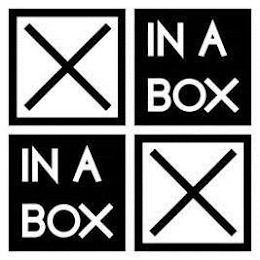 X IN A BOX IN A BOX X logo