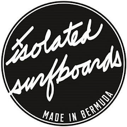 X ISOLATED SURFBOARDS MADE IN BERMUDA logo