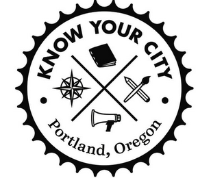X KNOW YOUR CITY PORTLAND, OREGON logo