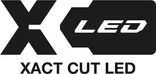 X LED XACT CUT LED logo