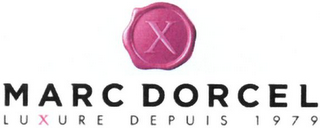 X MARC DORCEL LUXURE DEPUIS 1979 logo