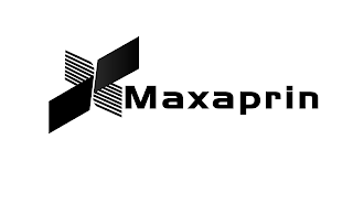 X MAXAPRIN logo