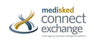 X MEDISKED CONNECT EXCHANGE MULTI-AGENCY BUSINESS INTELLIGENCE PLATFORM logo