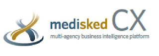 X MEDISKED CX MULTI-AGENCY BUSINESS INTELLIGENCE PLATFORM logo