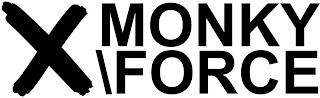 X MONKY \FORCE logo