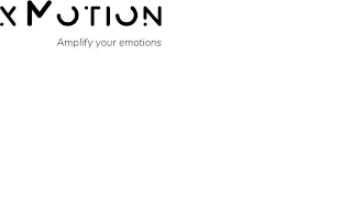 X MOTION AMPLIFY YOUR EMOTIONS logo
