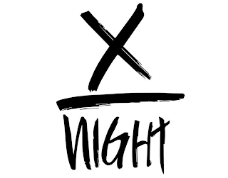 X NIGHT logo