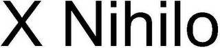 X NIHILO logo