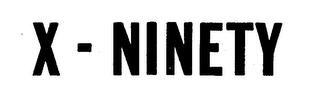 X-NINETY logo