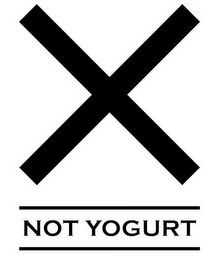X NOT YOGURT logo