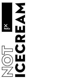 X NOTCO NOT ICE CREAM logo