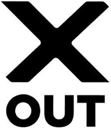 X OUT logo