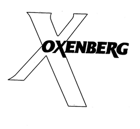 X OXENBERG logo