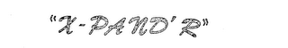 "X-PAND'R" logo