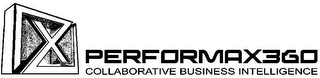 X PERFORMAX360 COLLABORATIVE BUSINESS INTELLIGENCE logo