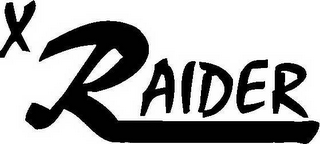 X RAIDER logo