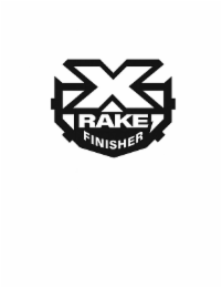 X RAKE FINISHER logo