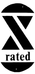 X RATED logo