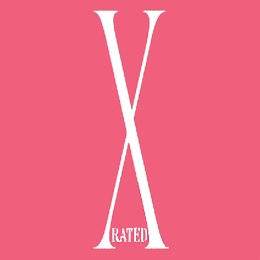 X RATED logo