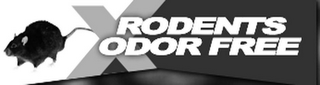 X RODENTS ODOR FREE logo
