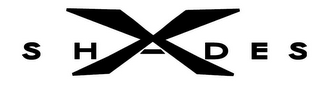 X SHADES logo