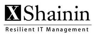 X SHAININ RESILIENT IT MANAGEMENT logo