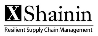 X SHAININ RESILIENT SUPPLY CHAIN MANAGEMENT logo