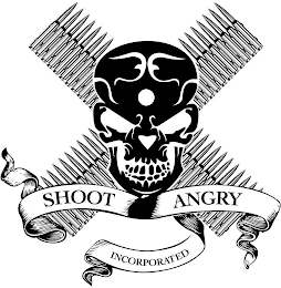X SHOOT ANGRY INCORPORATED logo