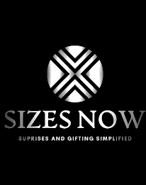 X SIZES NOW SURPRISES AND GIFTING SIMPLIFIED logo