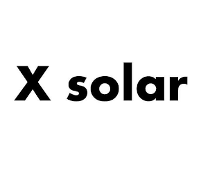 X SOLAR logo