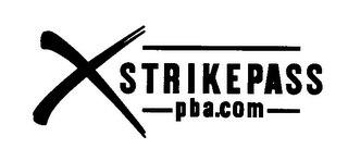 X STRIKEPASS PBA.COM logo