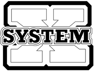 X SYSTEM logo