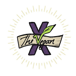 X THE VEGAN logo