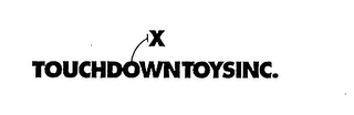 X TOUCHDOWNTOYSINC. logo