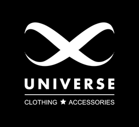 X UNIVERSE CLOTHING ACCESSORIES logo