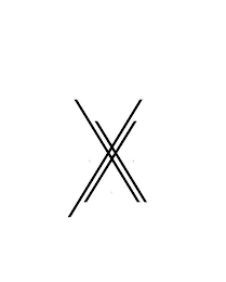 X X logo