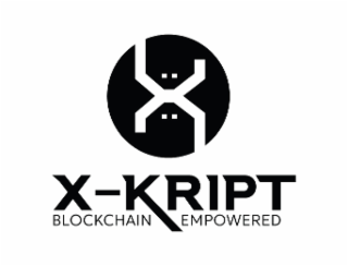 X X-KRIPT BLOCKCHAIN EMPOWERED logo