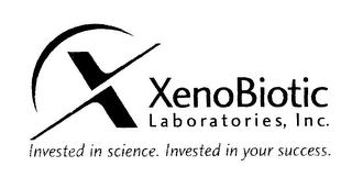 X XENOBIOTIC LABORATORIES, INC. INVESTED IN SCIENCE. INVESTED IN YOUR SUCCESS. logo