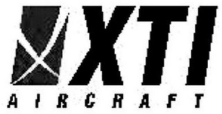 X XTI AIRCRAFT logo