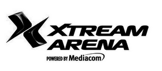 X XTREAM ARENA POWERED BY MEDIACOM logo