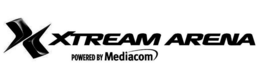 X XTREAM ARENA POWERED BY MEDIACOM logo
