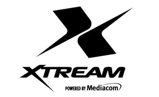 X XTREAM POWERED BY MEDIACOM logo