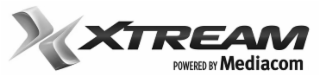 X XTREAM POWERED BY MEDIACOM logo