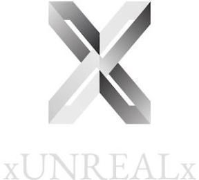 X XUNREALX logo